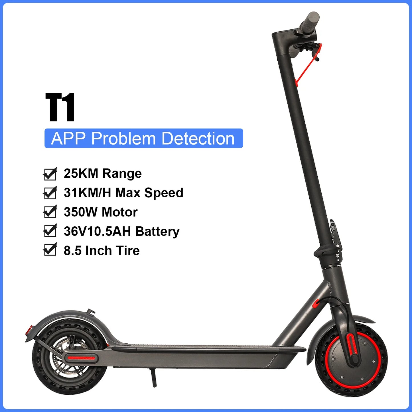 2025 New JUICEASE 7.8-14.5AH Electric Scooter 31/35KM/H 25-45KM Ultra Long Range Smart Aovopro APP Electric Scooter 350/1000W