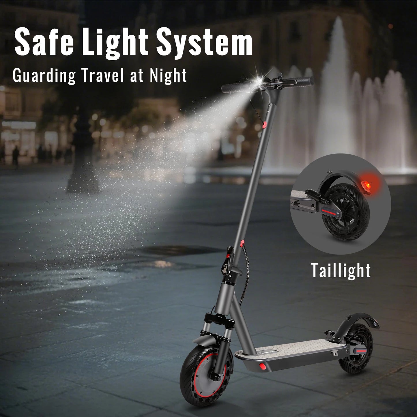 N7PRO 350W Adult Electric Scooter 36V 10.4Ah Range 30 km