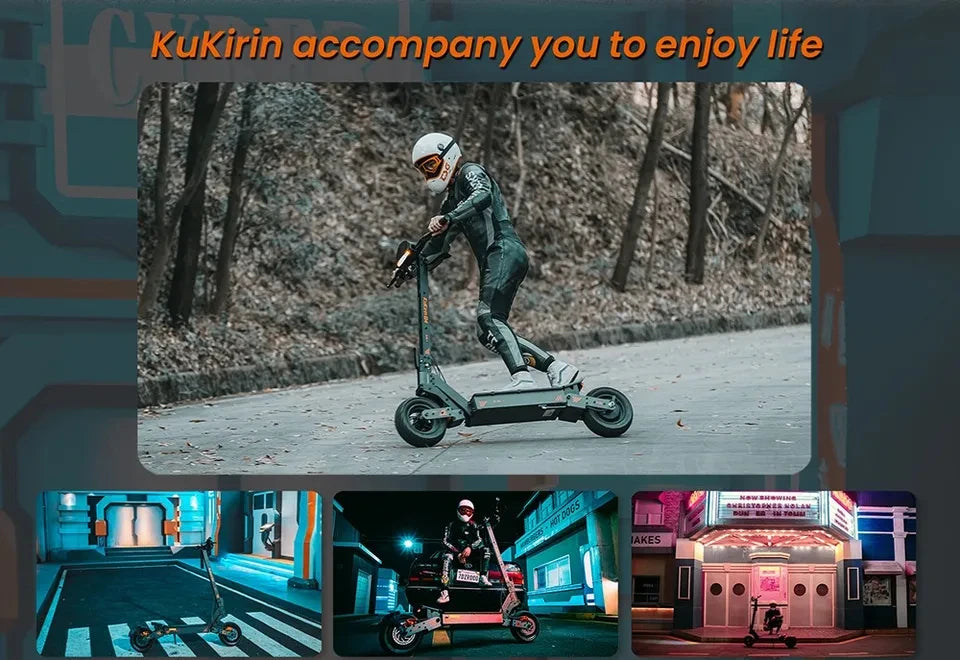 KuKirin G4 2025 Electric Scooter 2000W Motor 60V 20Ah Battery 70 km/h