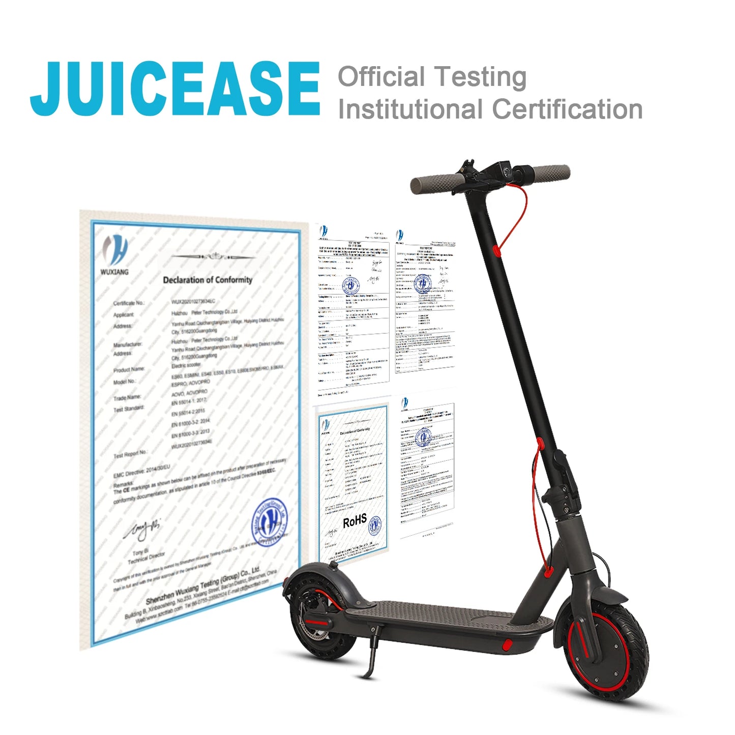 2025 New JUICEASE 7.8-14.5AH Electric Scooter 31/35KM/H 25-45KM Ultra Long Range Smart Aovopro APP Electric Scooter 350/1000W