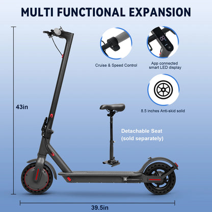 JUICEASE TX01 Electric Scooter for Adults 7.8Ah 350W Powerful Motor up to 31KM/H Speed Smart APP Electric Scooter with 5.2 Chips