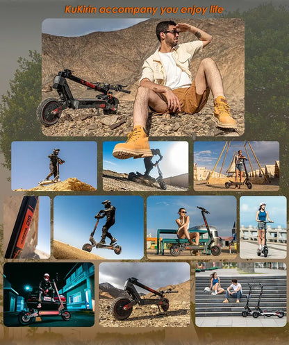 KuKirin G2 Ultra 800W*2 Motor Electric Scooter 48V 18Ah 10" Tires 50km/h Max Speed 55km Range Front & Rear Disc Brake