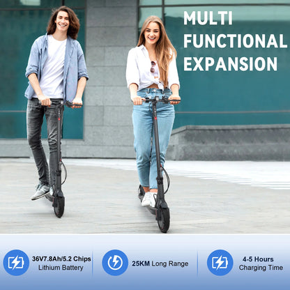 JUICEASE TX01 Electric Scooter for Adults 7.8Ah 350W Powerful Motor up to 31KM/H Speed Smart APP Electric Scooter with 5.2 Chips