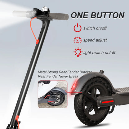 N7PRO 350W Adult Electric Scooter 36V 10.4Ah Range 30 km