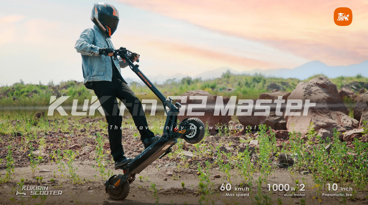 KuKirin G2 Master Foldable Electric Scooter 2000W 52V 20.8AH 60KM/H 70KM