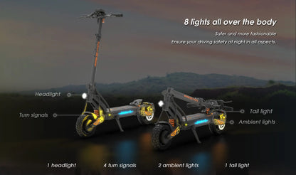 KuKirin G2 Master Foldable Electric Scooter 2000W 52V 20.8AH 60KM/H 70KM