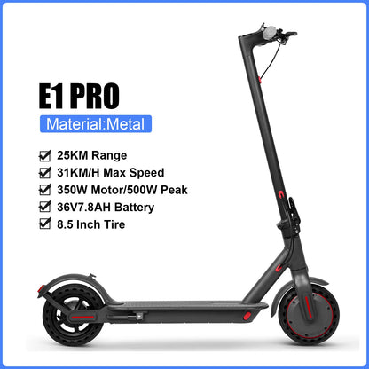 2025 New JUICEASE 7.8-14.5AH Electric Scooter 31/35KM/H 25-45KM Ultra Long Range Smart Aovopro APP Electric Scooter 350/1000W