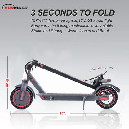 N7PRO 350W Adult Electric Scooter 36V 10.4Ah Range 30 km