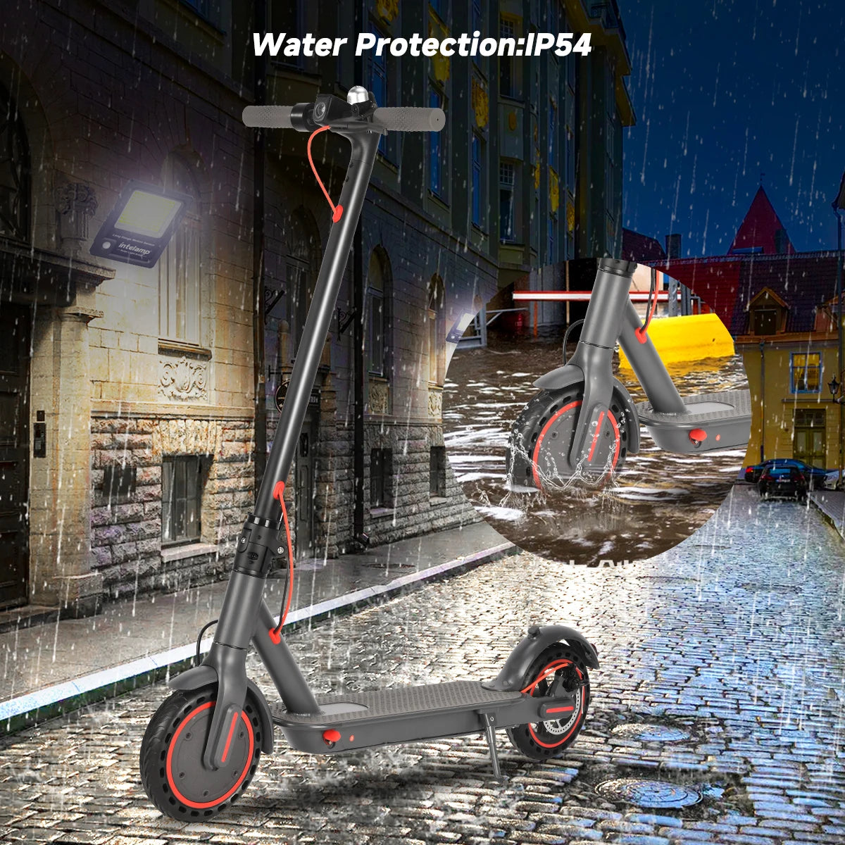 N7PRO 350W Adult Electric Scooter 36V 10.4Ah Range 30 km