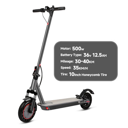 N7PRO 350W Adult Electric Scooter 36V 10.4Ah Range 30 km